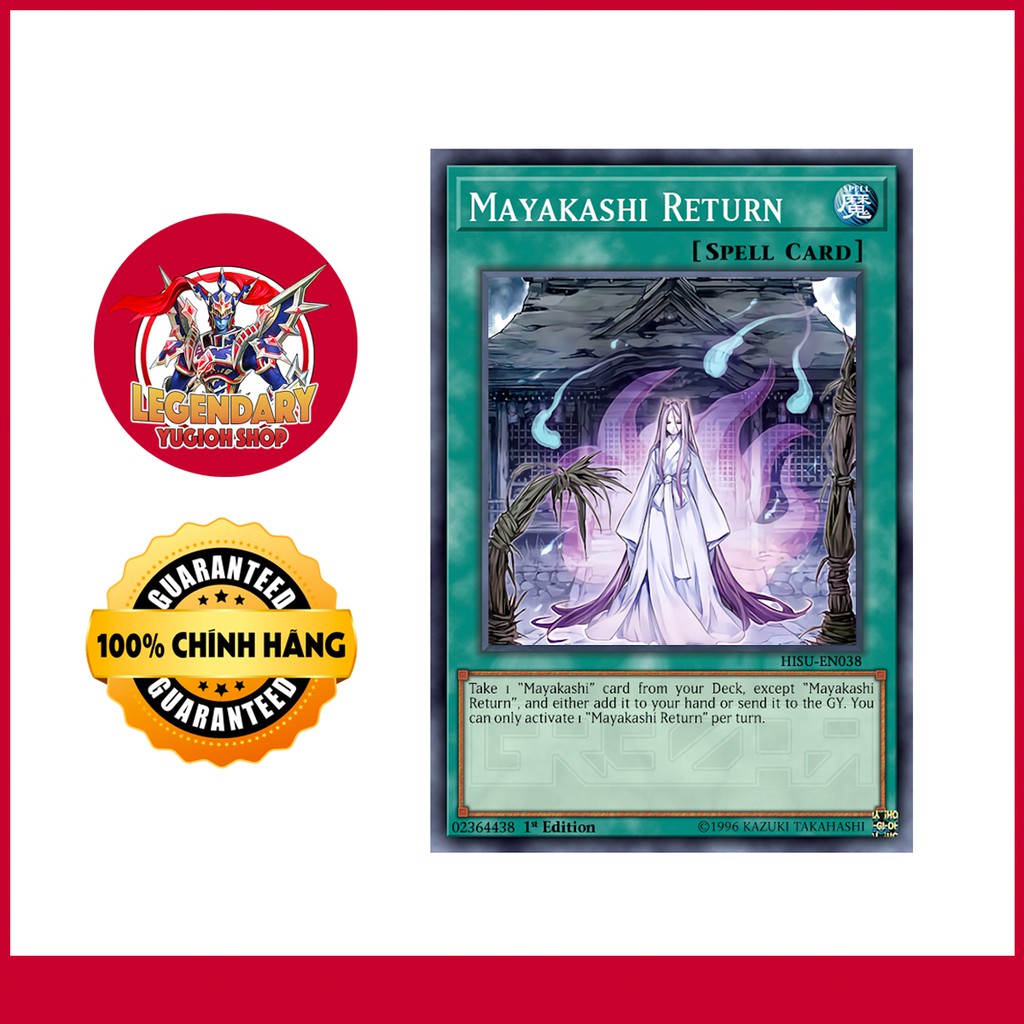 [JP]Thẻ Bài Yugioh Chính Hãng] Mayakashi Return