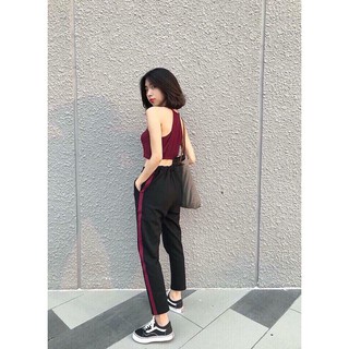 Set áo crop + jogger