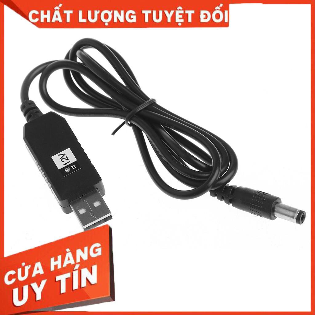 Cáp chuyển từ USB DC 5V sang 12V - Mất điện vẫn có wifi | BigBuy360 - bigbuy360.vn