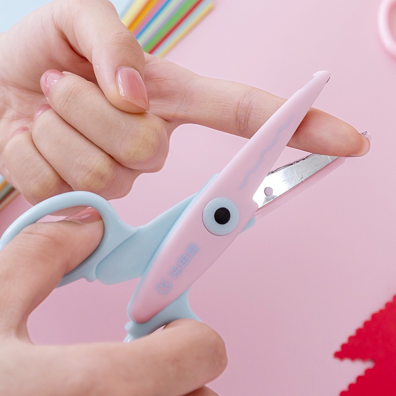 Kéo Cắt Giấy Nghệ Thuật Thủ Công An Toàn Cho Bé