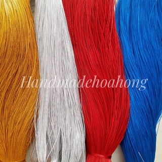 100 mét Dây kim tuyến 1mm, màu đỏ, vàng, bạc, x.dương- Dây treo dùng trong handmade, treo đồ trang tri giáng sinh, thiệp