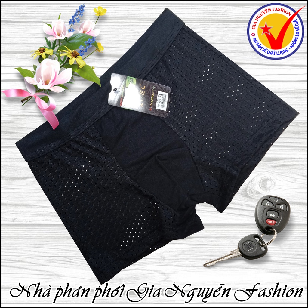 Combo 4 Quần sịp đùi nam Thun lạnh Thông hơi siêu mát - Hàng cao cấp xuất Nhật