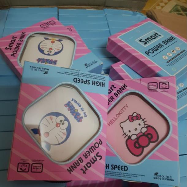 [Doremon kute] Sạc Dự Phòng Cute - Doremon - Hello Kitty (Kèm Dây Đeo) [Bảo Hành 1T]