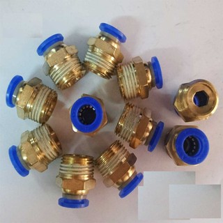 Đầu nối ống phun sương 8mm ren ngoài 13, 17, 21 mm