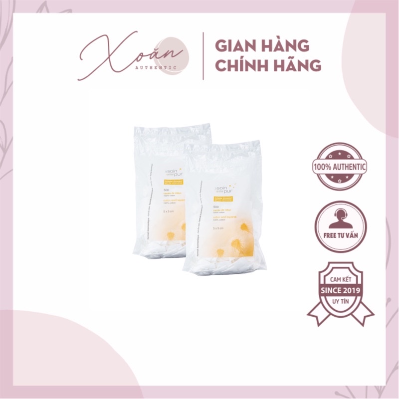 BÔNG TẨY TRANG PHÁP TETRA 600 MIẾNG