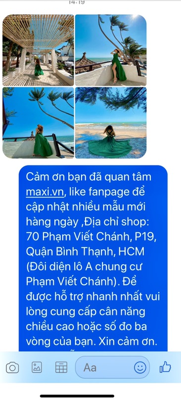 Đầm maxi hai dây chéo lớn xẻ tà đi biển cực đẹp- Kèm hình khách xinh | BigBuy360 - bigbuy360.vn