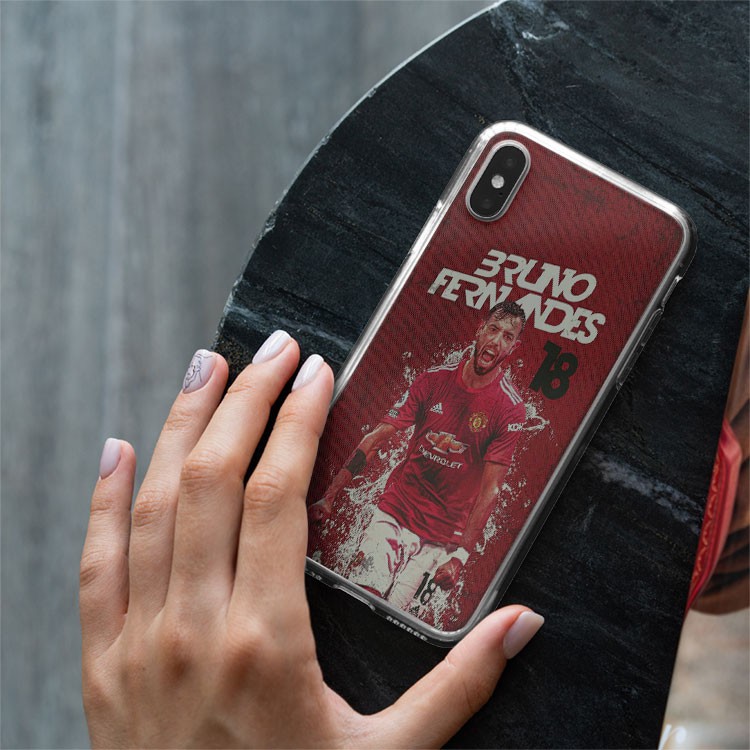 Ốp lưng ốp Iphone Bruno Fenandes Manchester United độc đáo từ 6 đến 12 MAN20210350