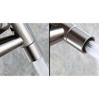 Đầu vòi xịt vệ sinh inox 304