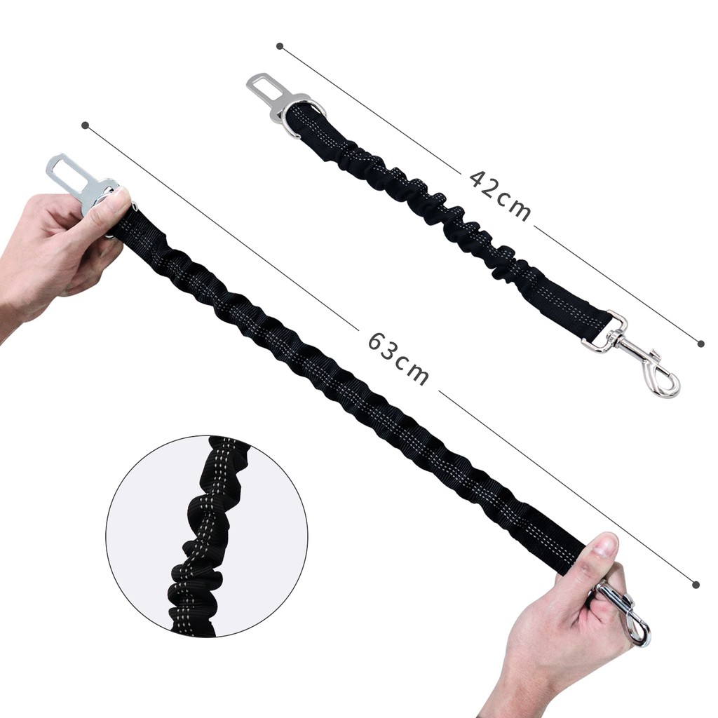 Dây Đai An Toàn Bằng Nylon Co Giãn Có Thể Điều Chỉnh Dành Cho Thú Cưng