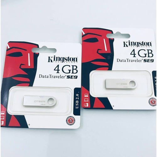 USB 2.0 Kingston 4Gb DTSE9 nhôm nguyên khối - chống nước
