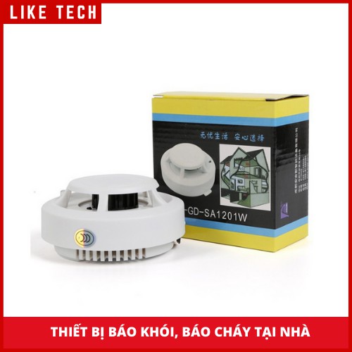 Thiết bị báo cháy báo khói không dây lắp đặt tại nhà dễ dàng