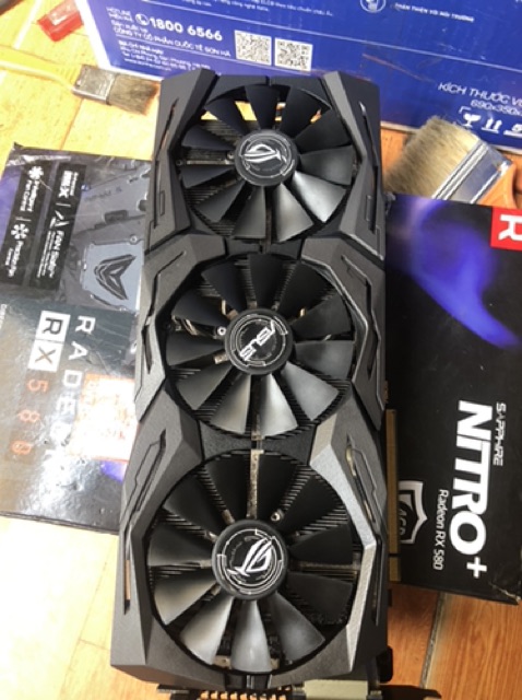 Radeon Asus Strix RX580 8G 3Fan Có Led Rgb | WebRaoVat - webraovat.net.vn