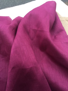Vải Linen tưng premium tím Cẩm.