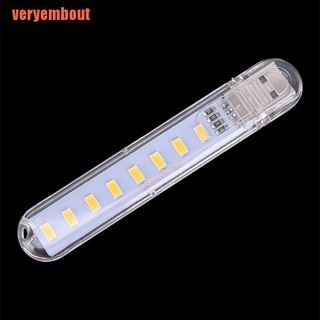 Đèn Led Usb Mini 5v 8 Bóng Tiện Dụng