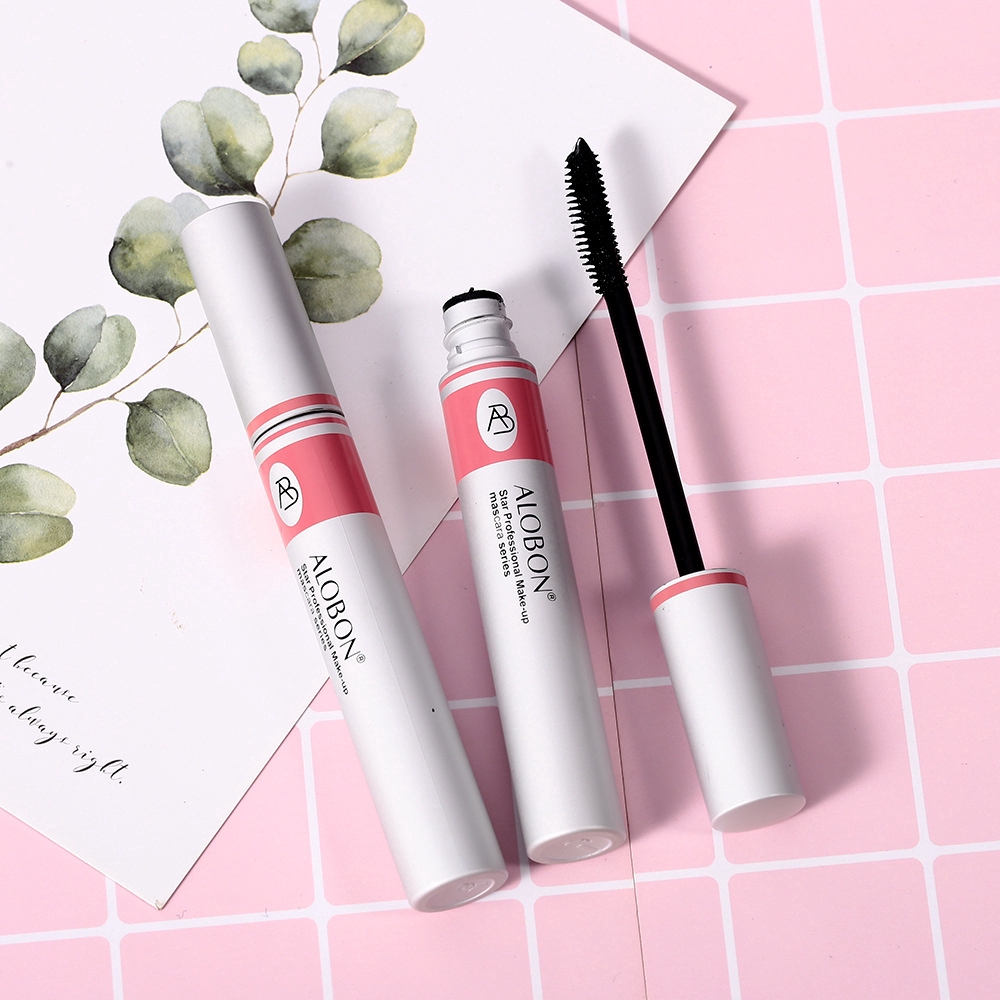 [Hàng mới về] Mascara Alobon sợi 3D tự nhiên làm dài và cong mi tiện dụng