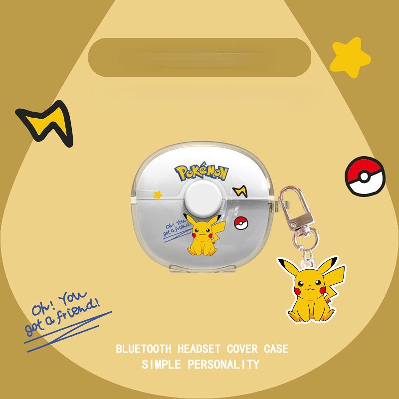 Vỏ Bảo Vệ Hộp Sạc Tai Nghe Lenovo XT95 Pro Mềm Hình Phi Hành Gia &amp; Pikachu