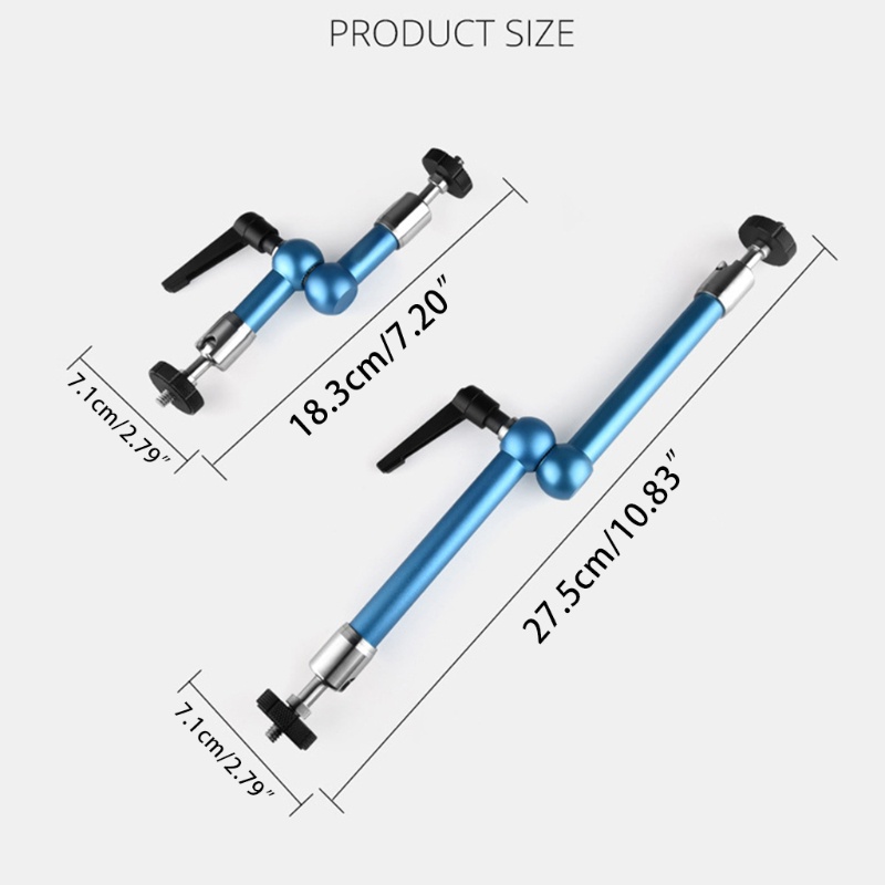 Cánh Tay Ma Sát Cách Điện Tùy Chỉnh 7 &quot;/ 11&quot; Với Ốc Vít 1 / 4 &quot;Cho Máy Ảnh DSLR Rig / LED L