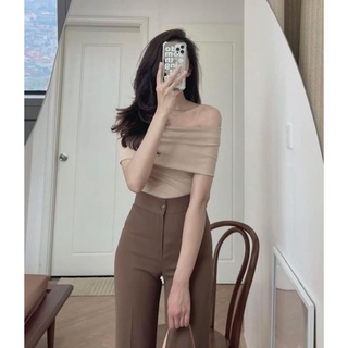 Quần tây ống suông nữ