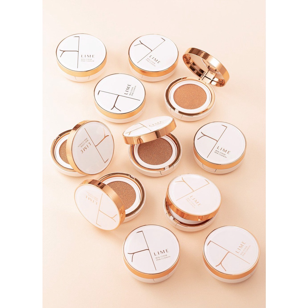 Phấn Nước Kiềm Dầu, Che Phủ Hoàn Hảo LIME Real Cover Pink Cushion SPF 50+/PA+++ 20g | BigBuy360 - bigbuy360.vn