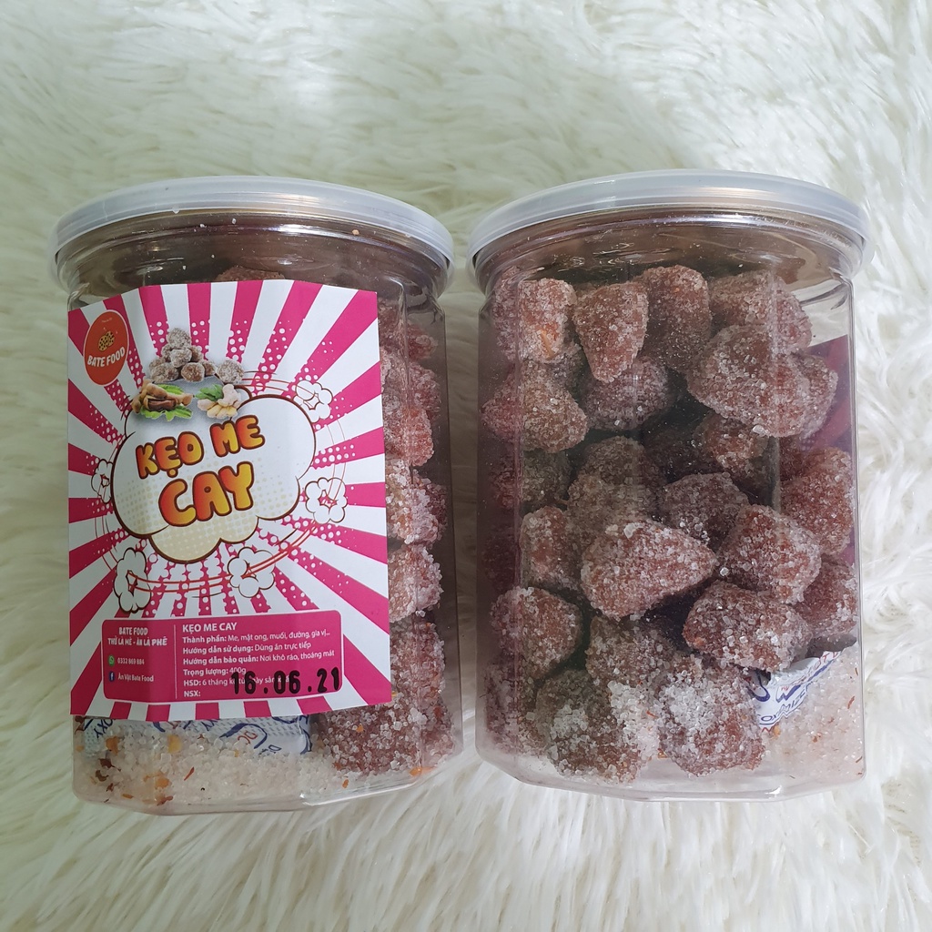 Kẹo Me Cay 400g, Vị Chua Chua Cay Cay, Ngọt Ngọt, Món Ăn Vặt Yêu Thích