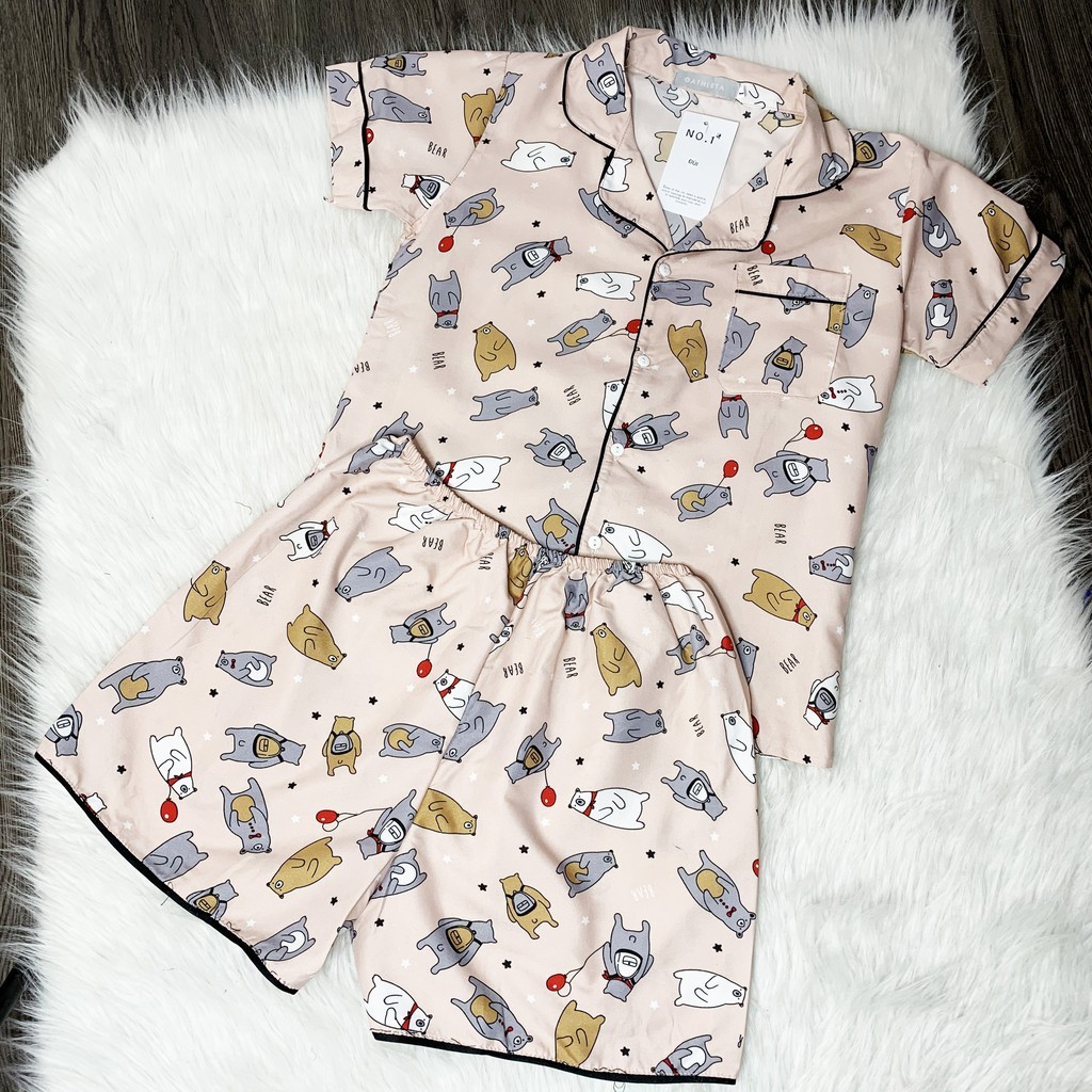 [Mã WA2410 giảm 10k đơn 99k] Bộ Pijama Vải Kate Thái Cao Cấp Hàng Loại 1 (tay dài, quần dài) | WebRaoVat - webraovat.net.vn