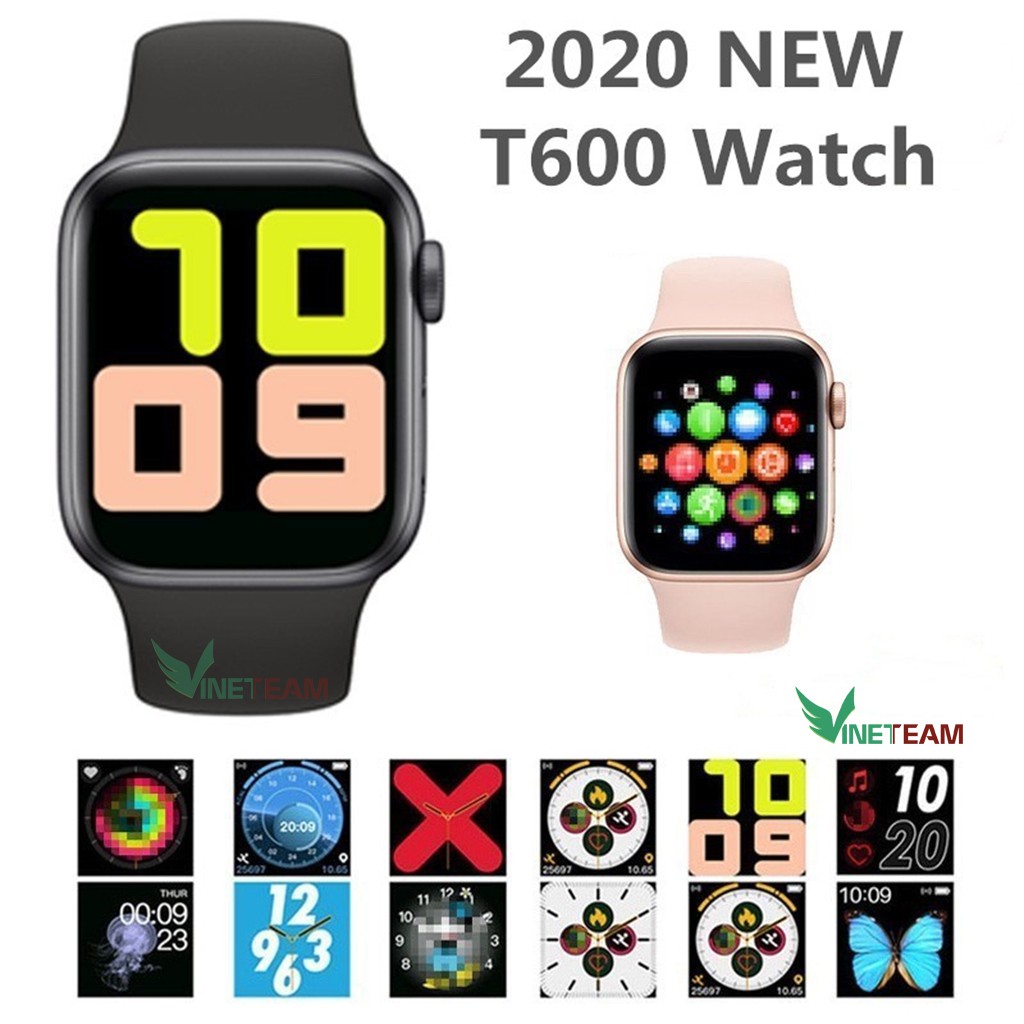 Đồng Hồ Thông Minh SMART WATCH T600-Nghe Gọi Trực Tiếp Zalo,Facebook...-Bản cải tiến T500-Có tiếng Việt -dc4374