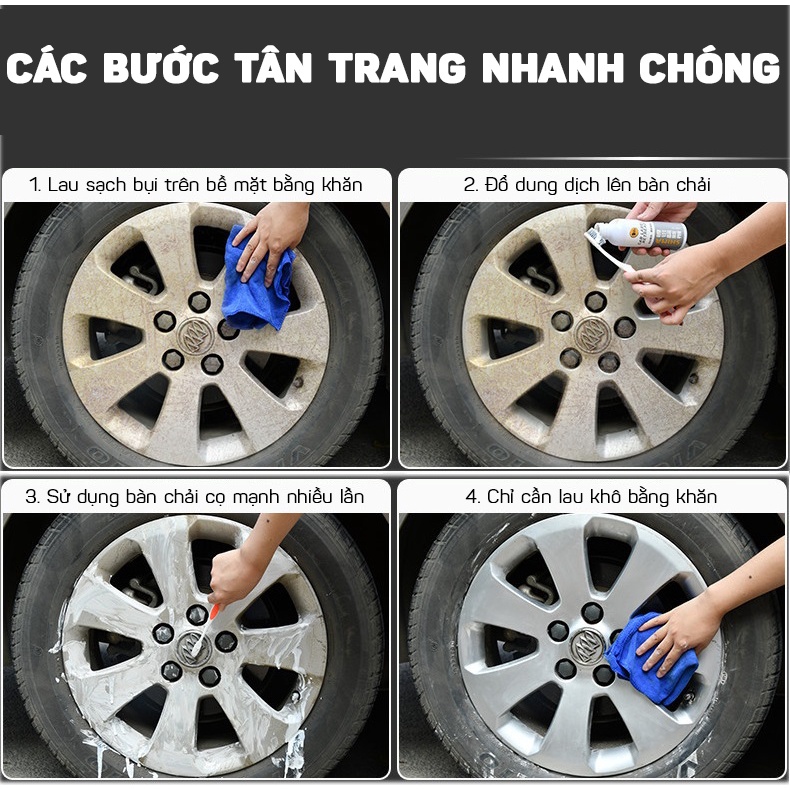 Dung Dịch Tẩy Ố Phục Hồi Và Làm Bóng Mạ Crom Chrome Inox Logo Ô Tô SHIMA 120ML DOKEY99