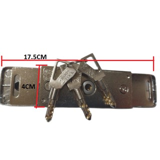 Ổ khóa cửa cuốn cơ chống trộm tự thay thế lắp đặt dễ dàng phù hợp với mọi cửa cuốn cơ kéo tay,tấm liền.
