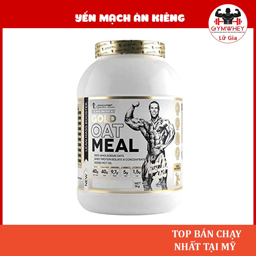 Yến Mạch Ăn Kiêng Giúp Tăng Cơ Giảm Mỡ Kevin Levrone Gold Oatmeal 3Kg