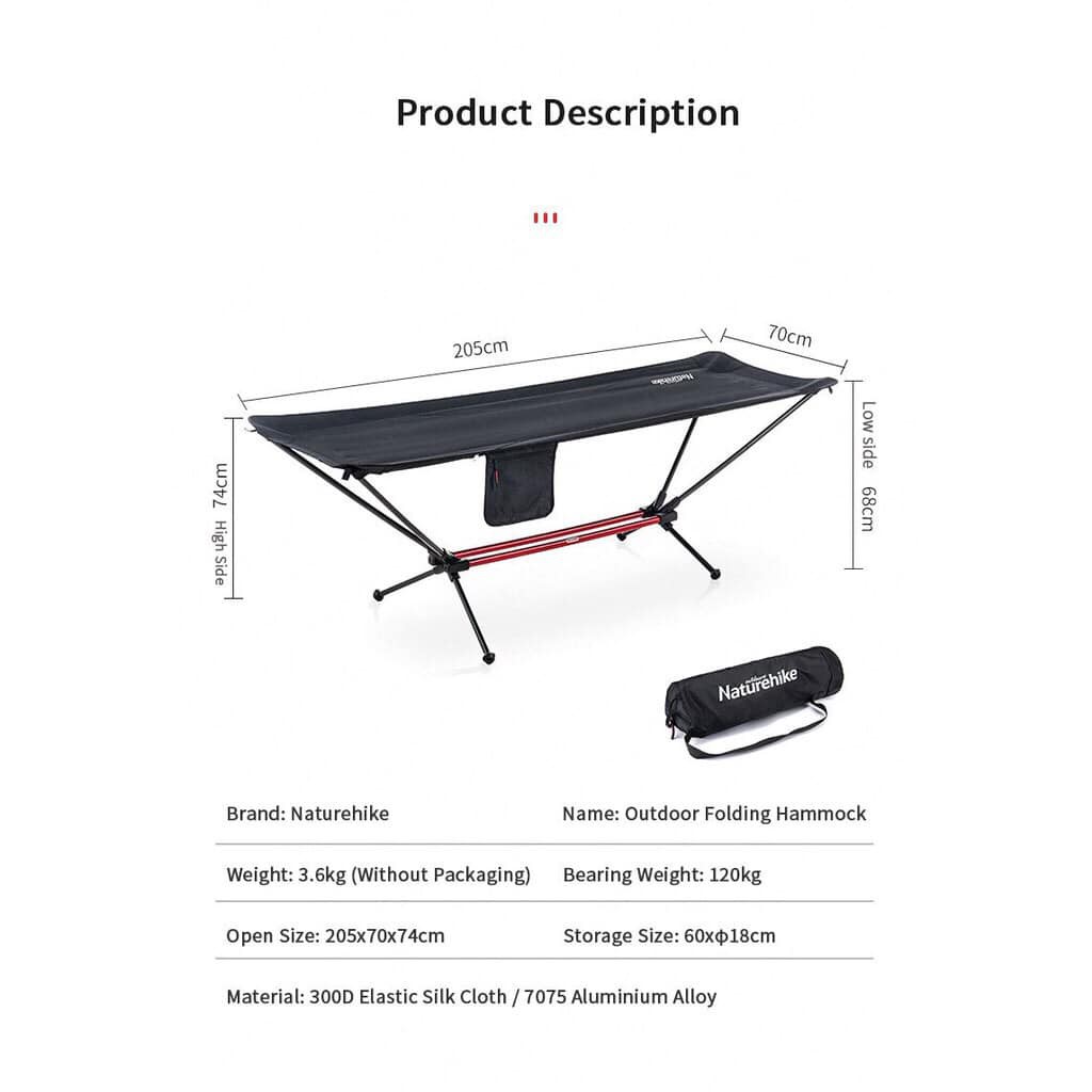 Võng Dã Ngoại Xếp Gọn Naturehike NH20JJ011