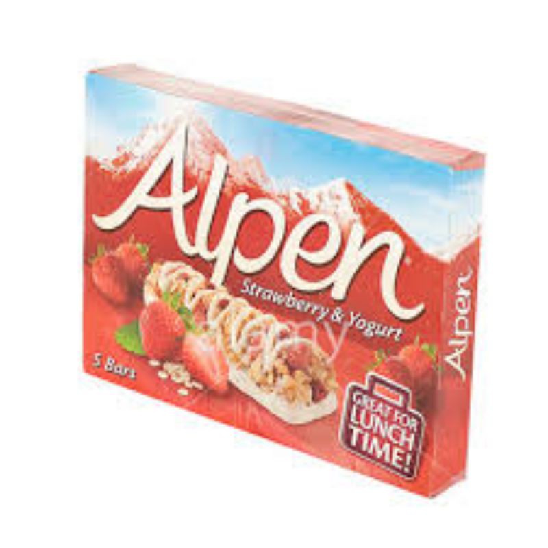 Alpen ngũ cốc ăn sáng thanh dâu - hộp 5*29g