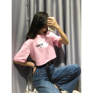 Áo croptop nữ MINA tay lỡ MinaR Seoul - HT139