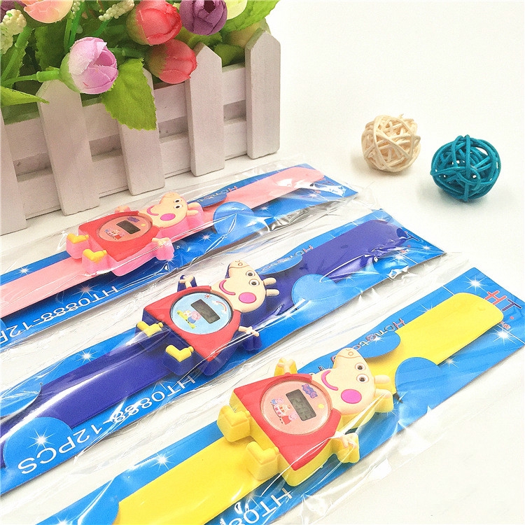 Kids Pig Jam Tangan Wrist Watch Unisex Toys Hàn Quốc Dễ Thương điện Tử Thời Trang Trẻ Em Trẻ Em | BigBuy360 - bigbuy360.vn