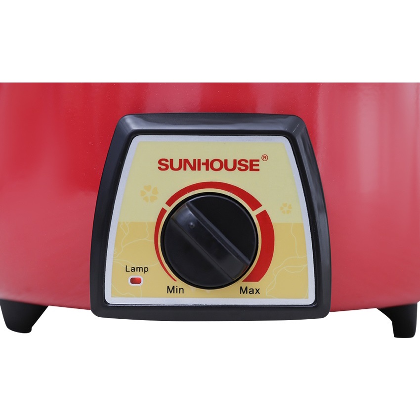 Nồi lẩu điện đa năng SUNHOUSE SHD4520-2022 dung tích 3L chống dính cao cấp dùng nấu lẩu hầm rán xào