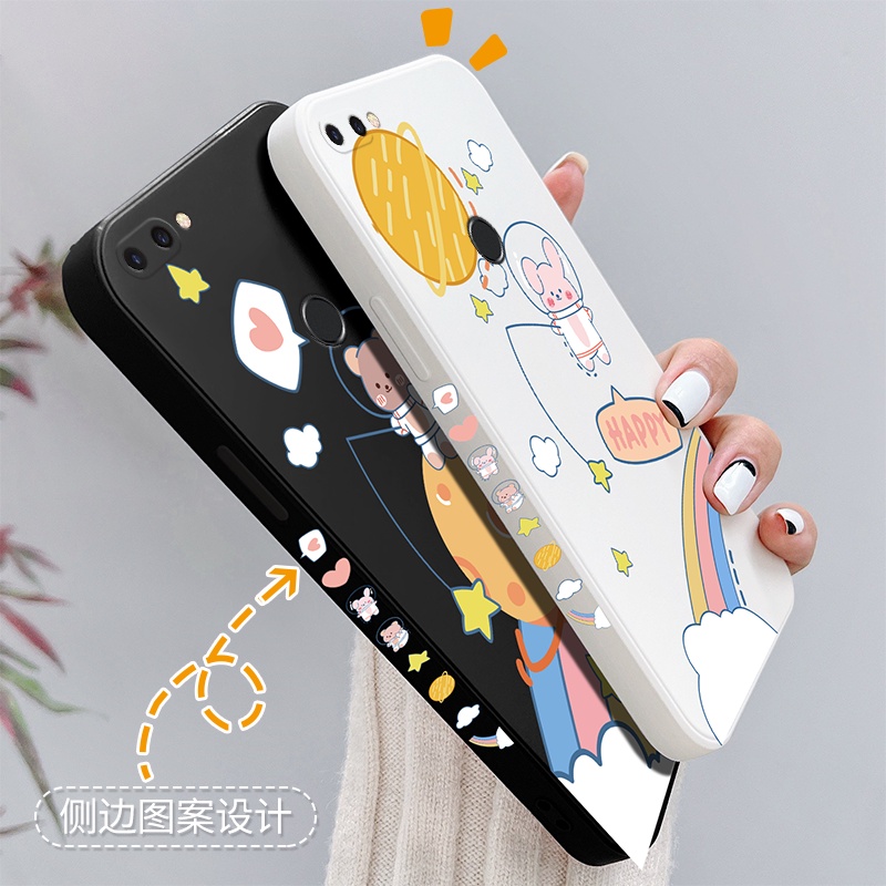 Ốp Điện Thoại Silicone TPU Mềm Họa Tiết Hoạt Hình Cho oppo a5s a12 a7 a31 a52 a92 f9
