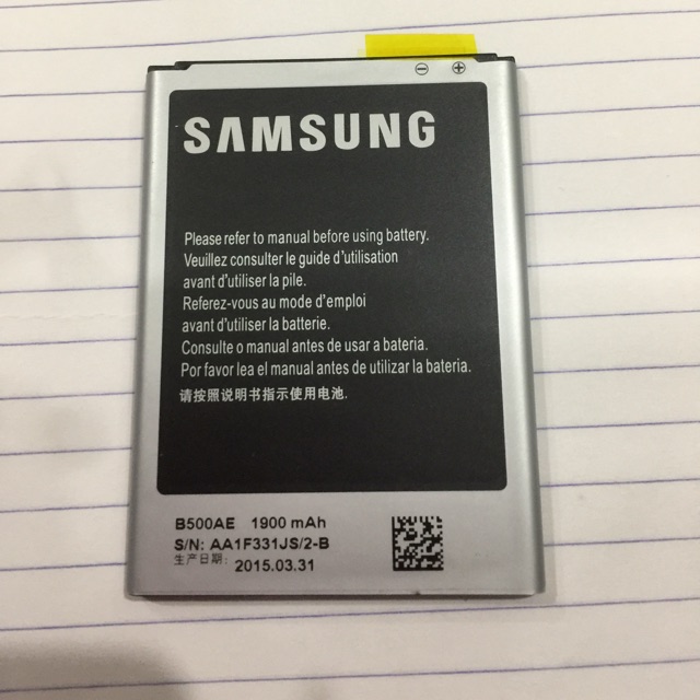 Pin samsung galaxy s4 mini(loại 4 chân đồng) như hình