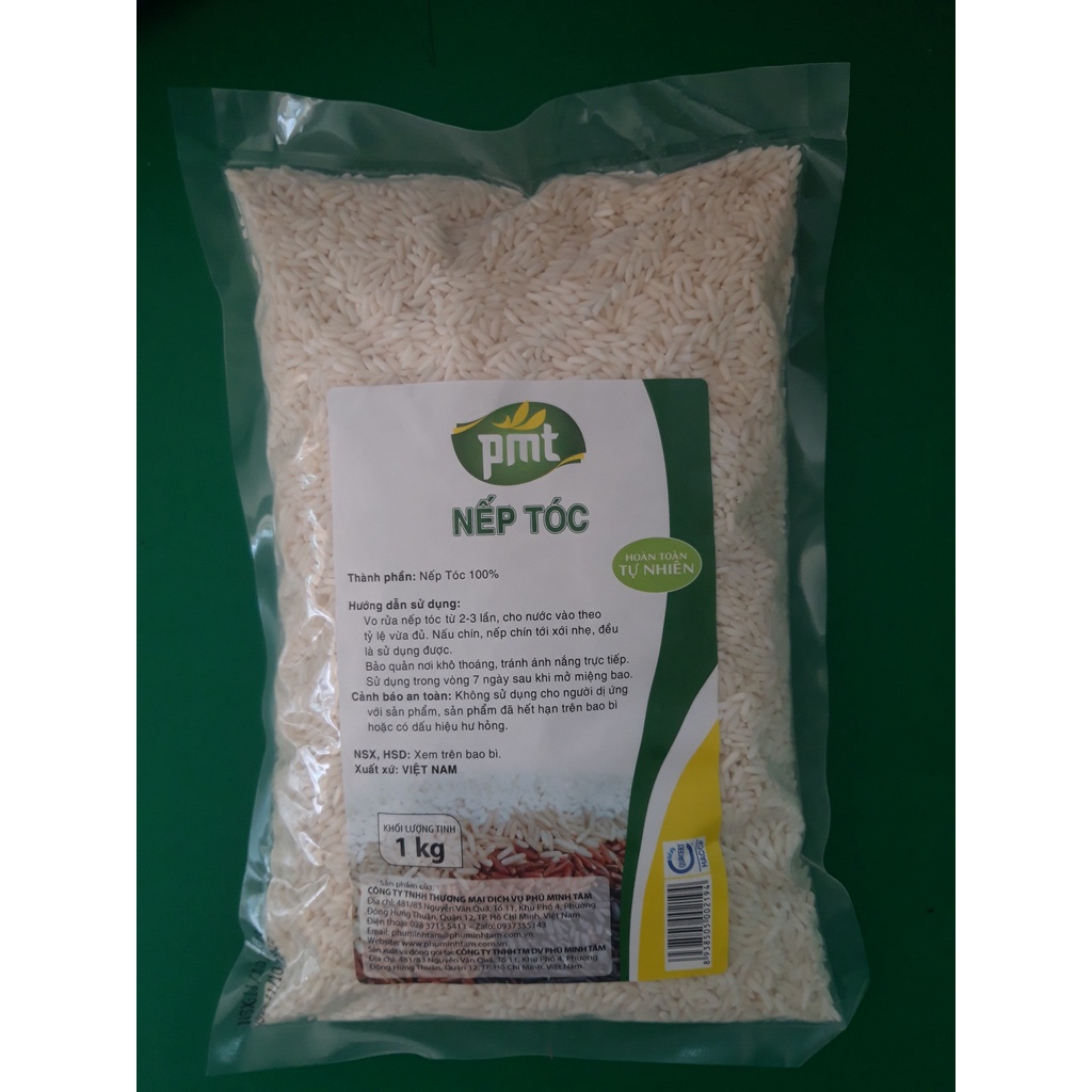 Nếp tóc Phú Minh Tâm 1kg date:10/2022