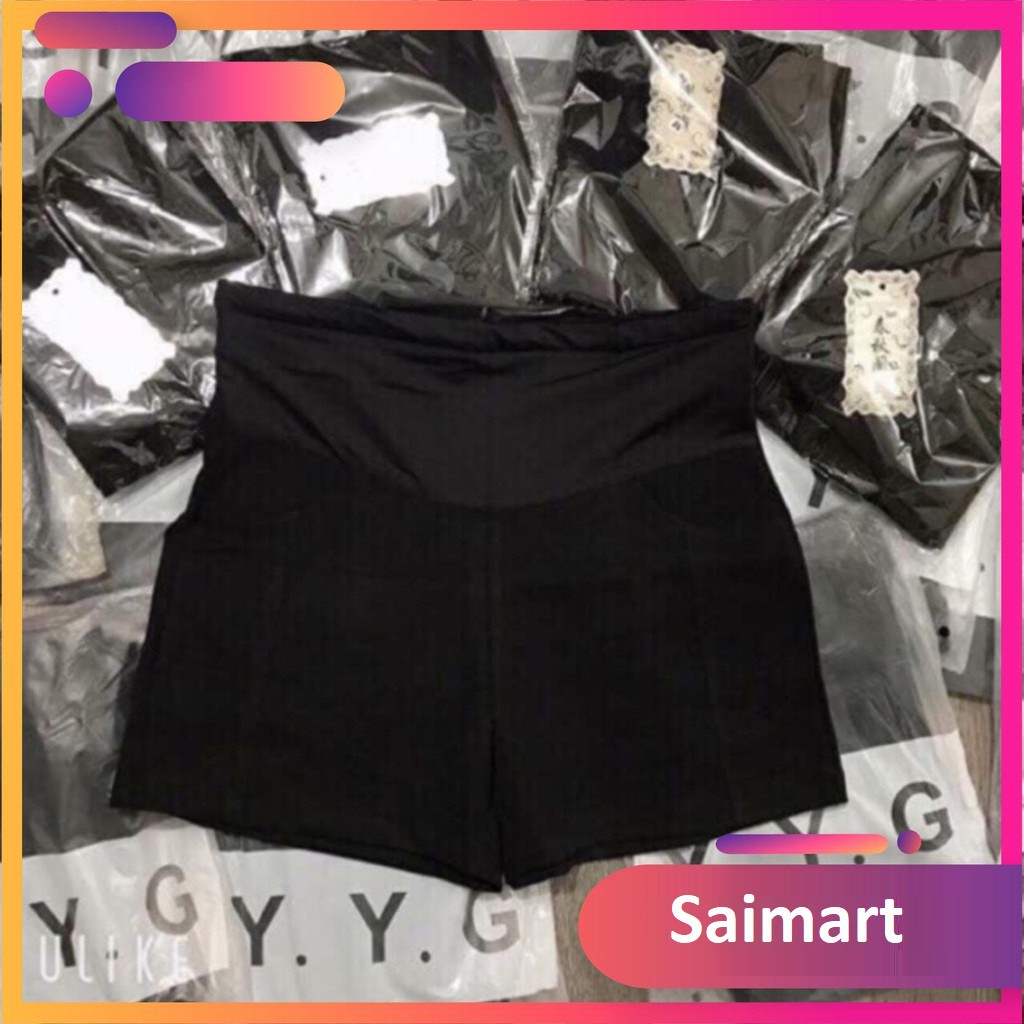 Quần Short Bầu Umi cotton đẹp mát- trẻ trung - ảnh thật