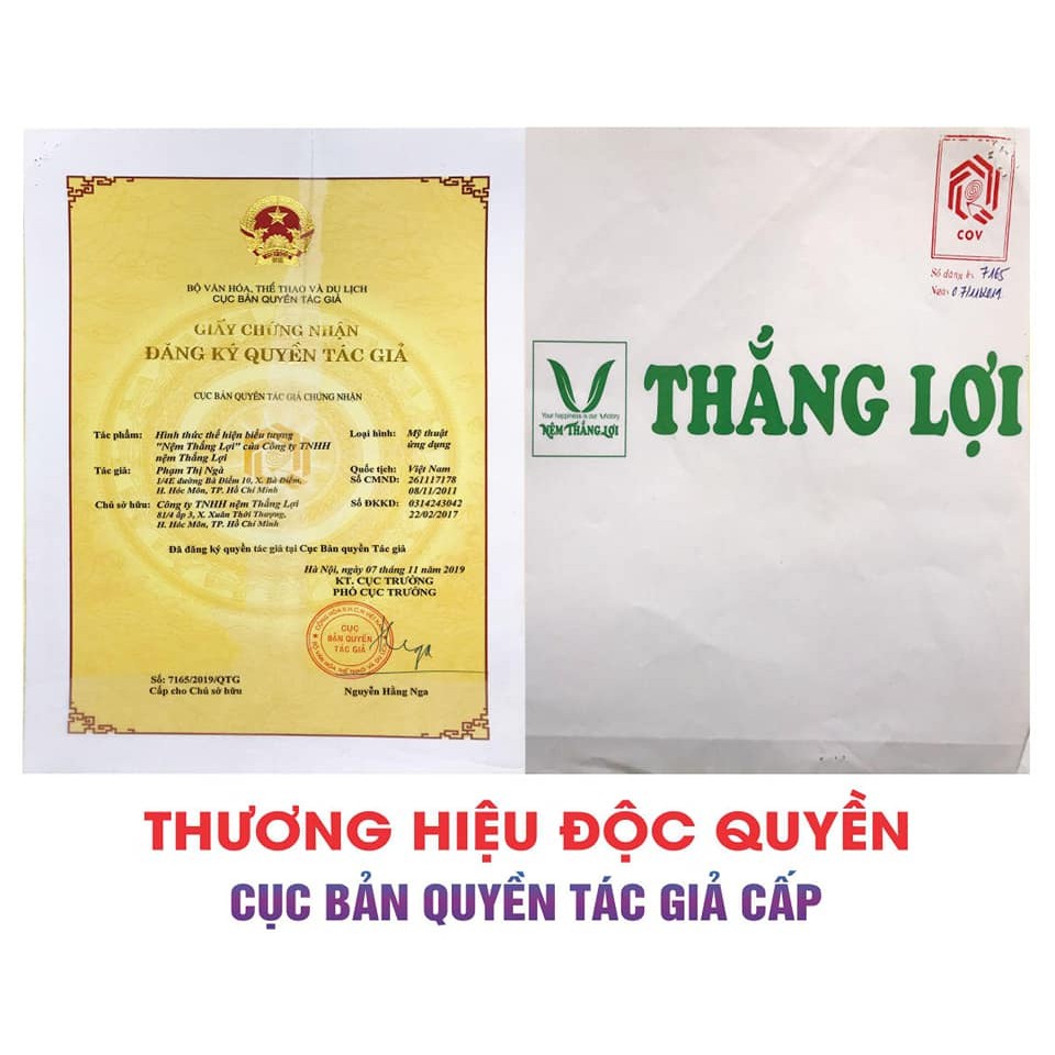 Nệm cao su non Thắng Lợi kích thước 1m2x2mx10cm