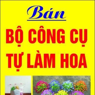 Dụng cụ làm hoa giấy lụa