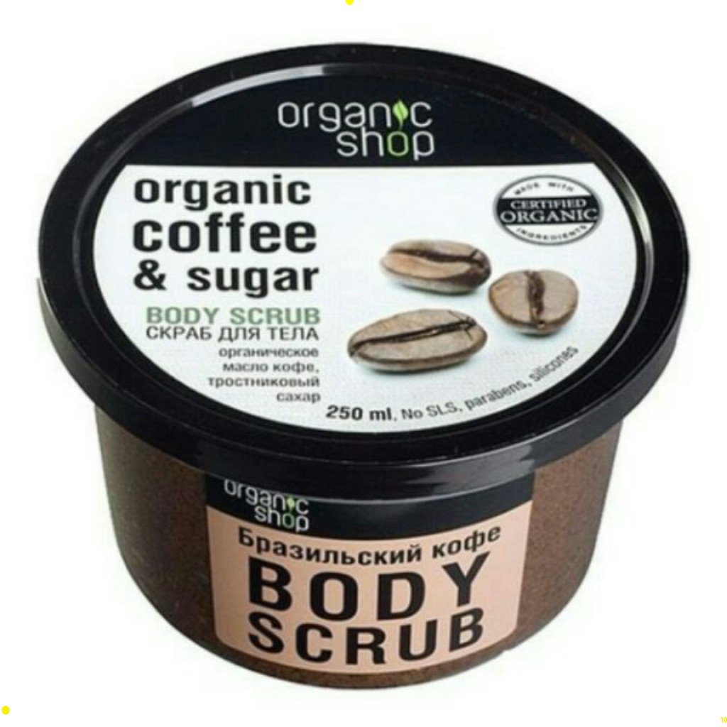Tẩy Da Chết Body Organic Shop Dưỡng Da Trắng Sáng Của Nga, kem tẩy tế bào chết toàn thân MAA | BigBuy360 - bigbuy360.vn