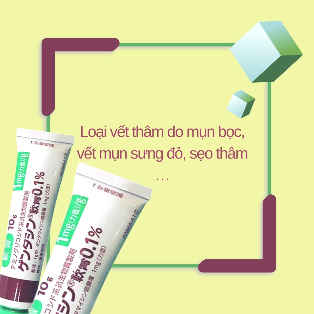 Kem mờ sẹo Gentacin Nhật Bản 10g