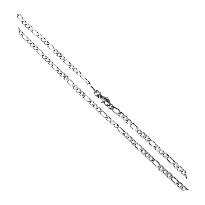 Dây Chuyền Thép Không Gỉ 3mm Mặt Hình Mắt Xích - Màu 80cm