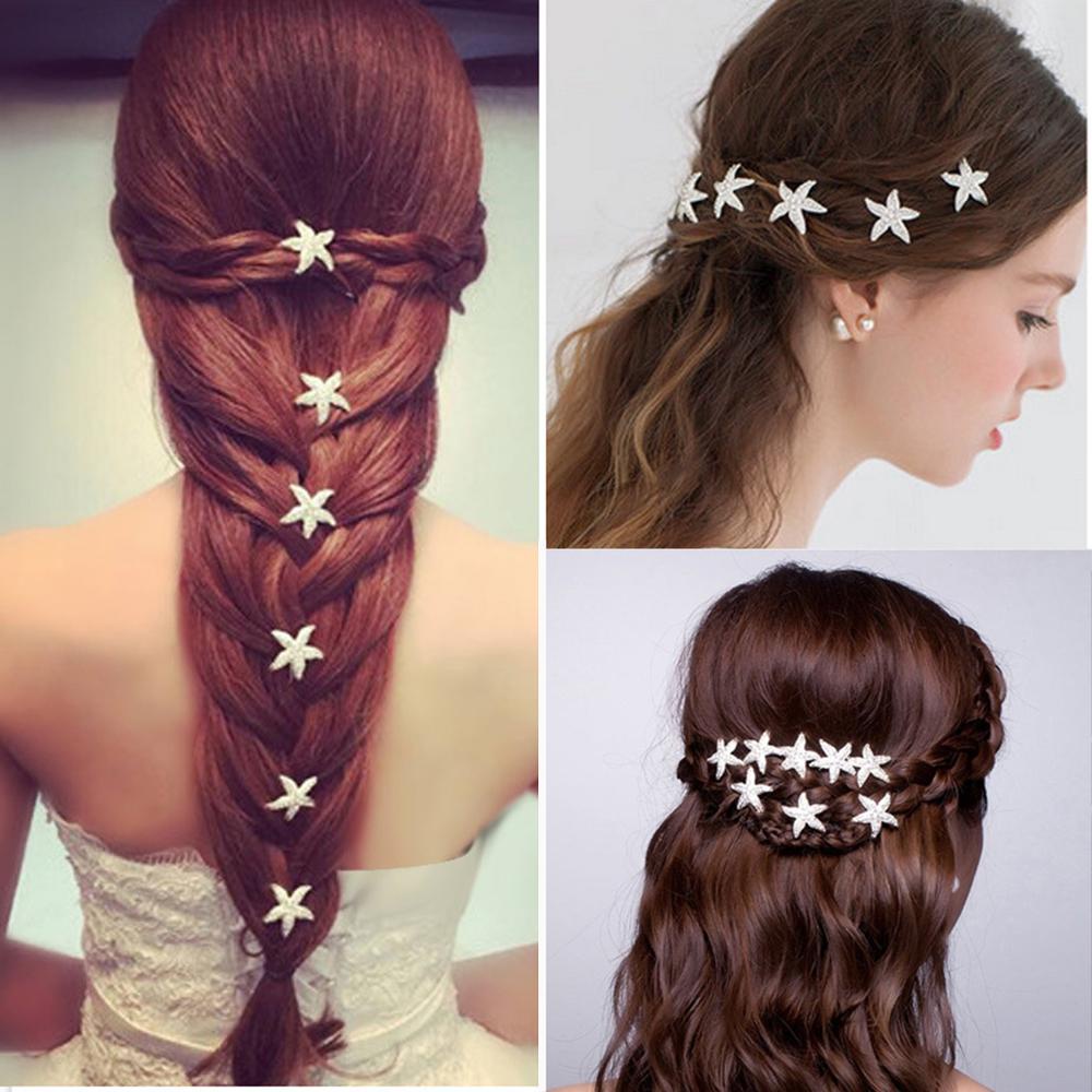 Trâm Cài Tóc Chữ U Hình Sao Biển Lấp Lánh Sang Trọng
