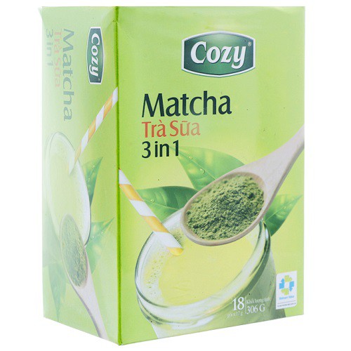 Trà Sữa Matcha Cozy 3in1 Hộp 306G (Đủ các hương)