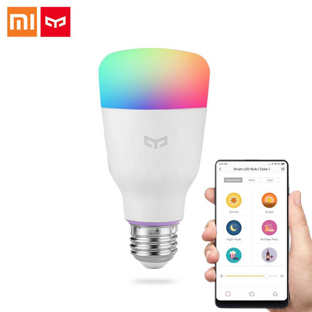 Bóng đèn thông minh Yeelight Bulb 1S mới nhất - Tunable Bulb Color 16 triệu màu - Hàng nhập khẩu