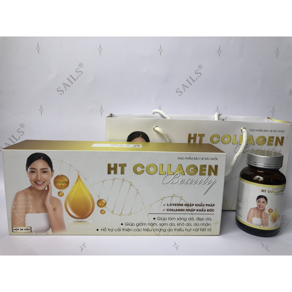 [ NHẬP KHẨU ĐỨC] [ 2 hộp] Viên Uống Trắng Da, Bổ Sung Collagen HT COLLAGEN hiệu quả sau 1 tháng | WebRaoVat - webraovat.net.vn