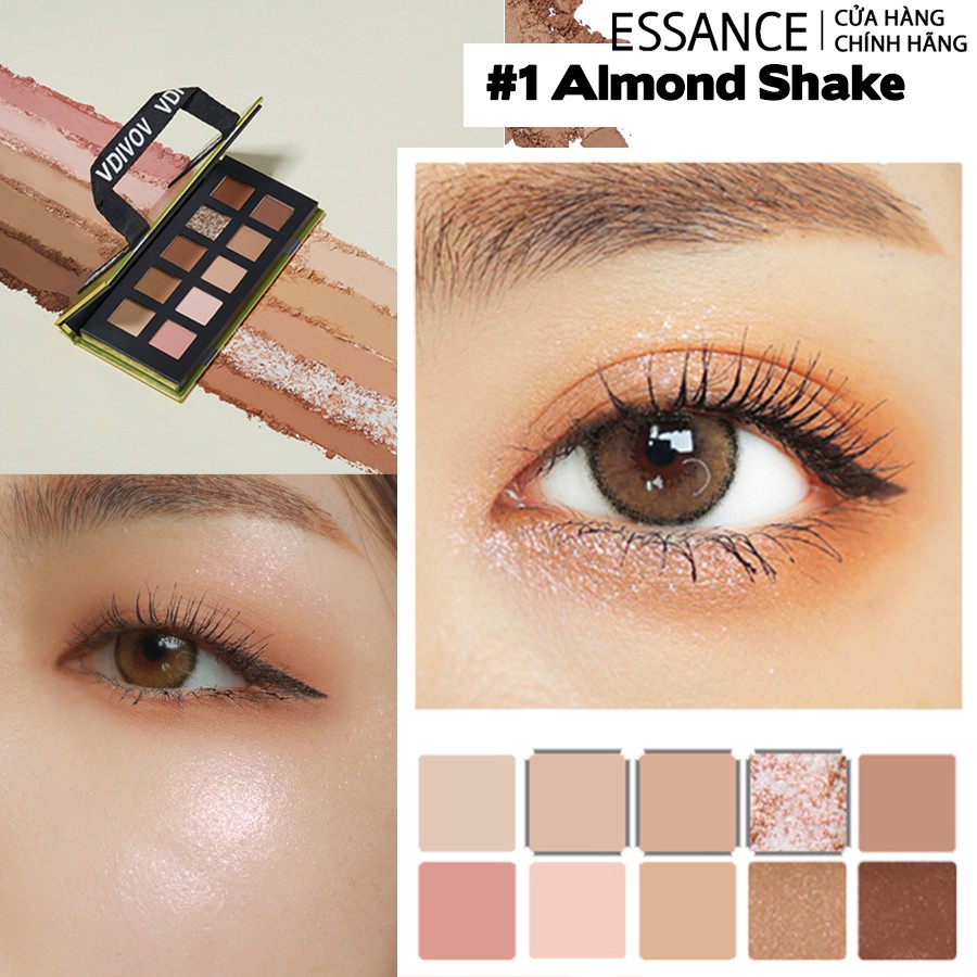 Phấn mắt 10 màu Essance VDIVOV Eye Color Bag 10g