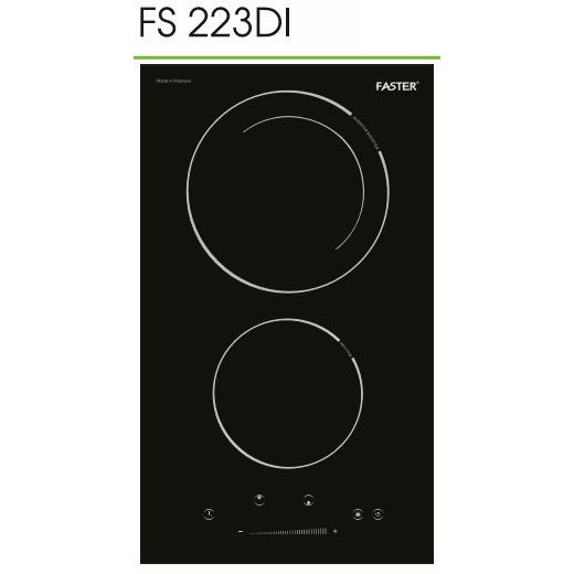 Bếp từ DOMINO Faster FS 223DI - Nhập khẩu Malaysia, Bếp 2 từ inverter tiết kiệm điện, Bảo Hành 3 Năm