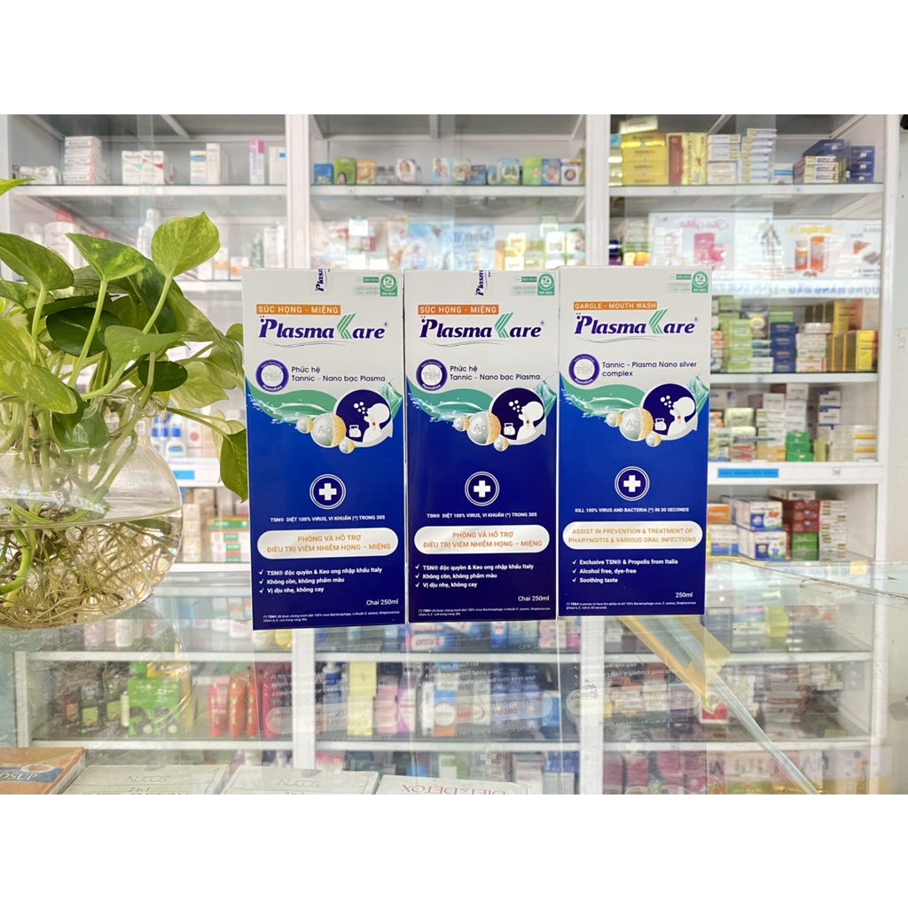 - NƯỚC SÚC HỌNG MIỆNG KHÁNG KHUẨN PLASMAKARE